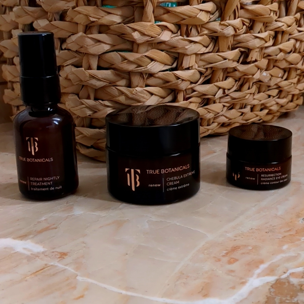 True botanicals like new chebula extreme cream repair nightly serum eye cream